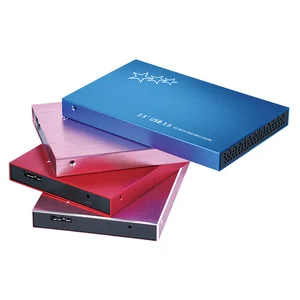 Портативный внешний корпус для жесткого диска SATA к USB 3,0 жесткий диск 2,5 дюймов алюминиевый корпус для жесткого диска с USB кабелем