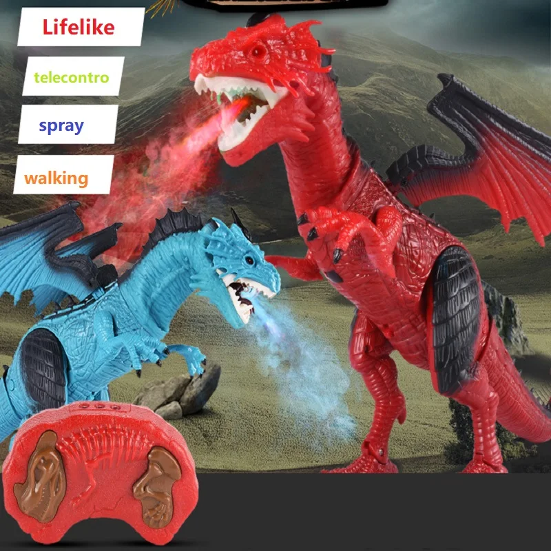 Инфракрасный динозавр RC игрушки с дистанционным управлением Дракон Тряска