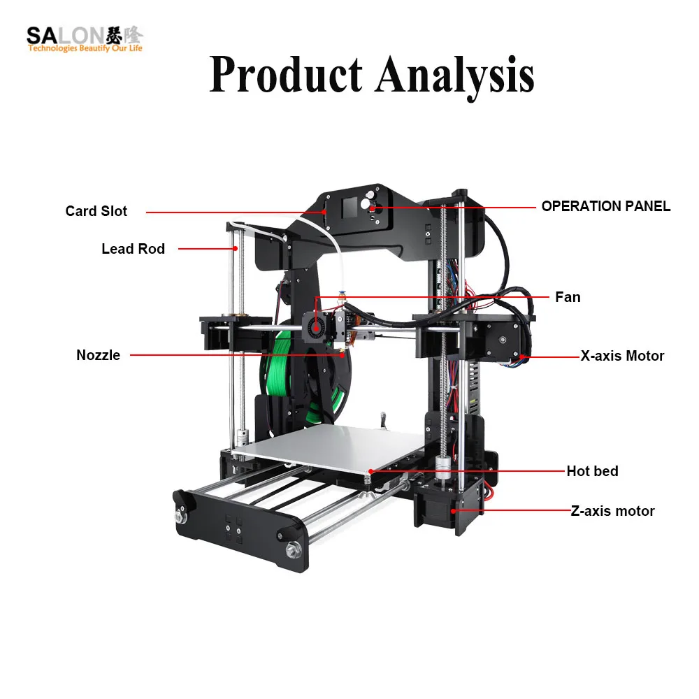 Sinis Z1 шкив версия линейная направляющая обновленная i3 Impressora 3d пульт