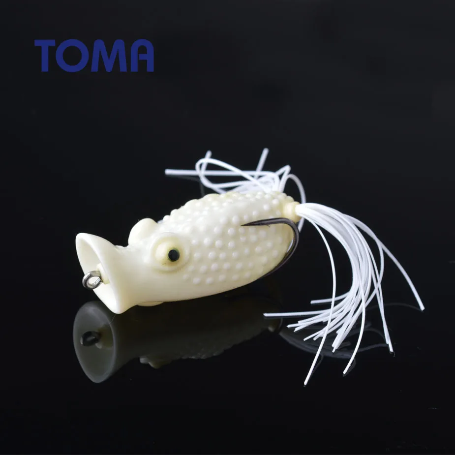 Приманка рыболовная TOMA в виде лягушки 60 мм 15 г|soft baits|lure soft baitfrog fishing lure |