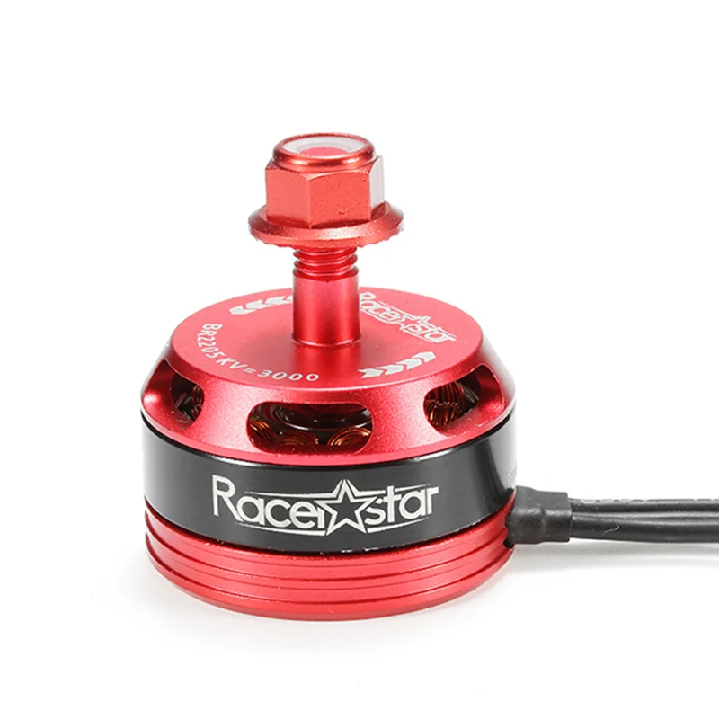 Бесщеточный двигатель Racerstar Racing Edition 2205 BR2205 3000KV 2 4S для гоночной рамы X180 X210 X220 FPV Для