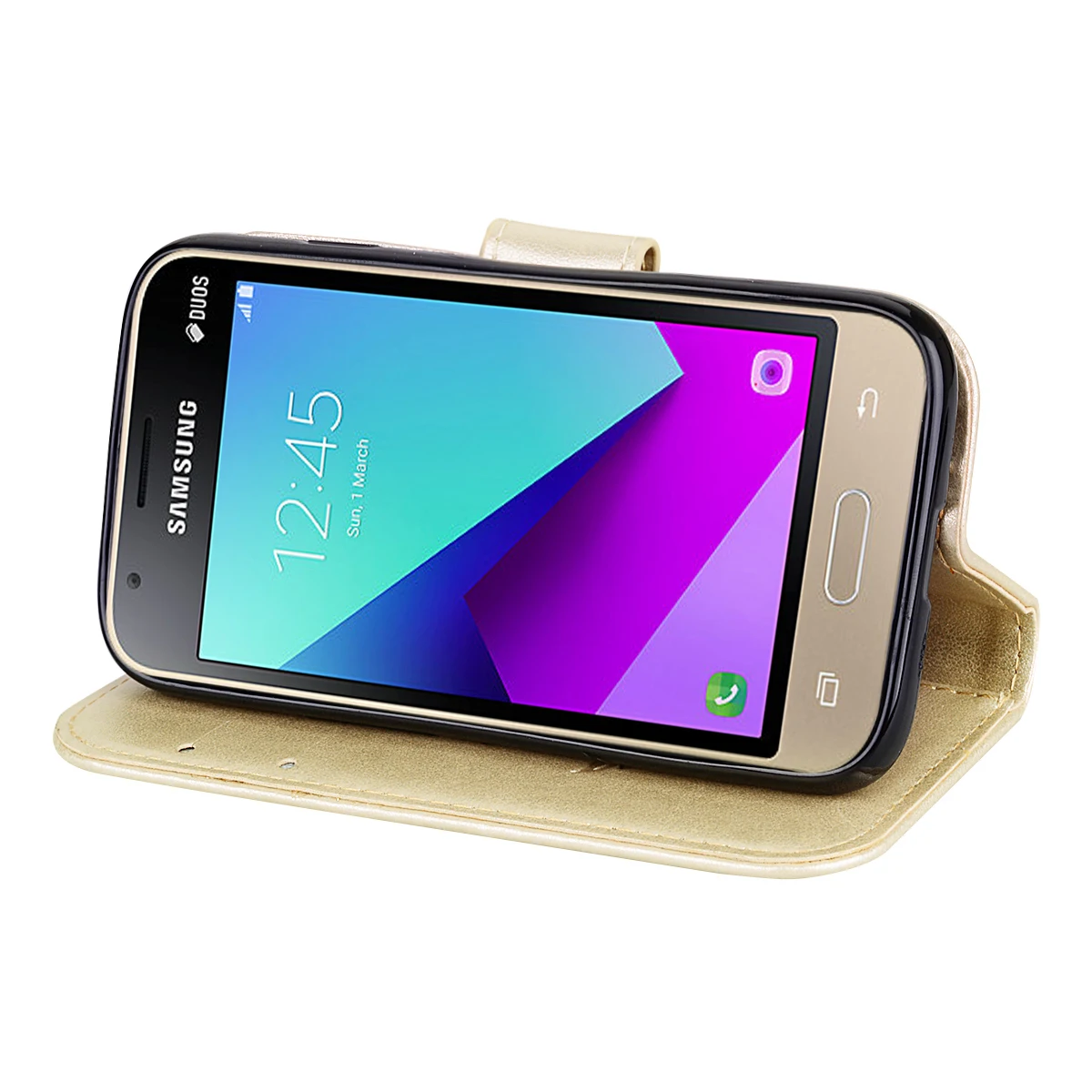 Чехол для телефона для samsung Galaxy J1 Mini Prime J106F цветочный дизайн кошелек кожаный флип чехол s для Galaxy J1 Mini Prime