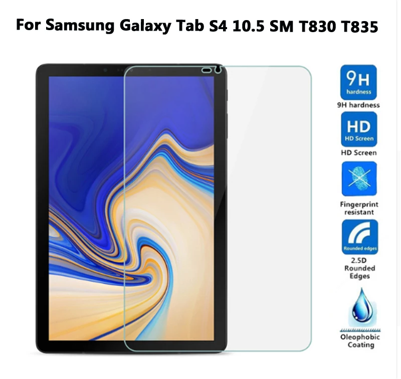 Tab S4 10.5 T830T835 Экран протектор для Samsung Galaxy Tab S4 10,5 Примечание 10,1 Tab 3 7,0 закаленное Стекло T830 T835 P600 P605 P601 T211 T210 - Цвет: Tab S4 10.5 T830T835