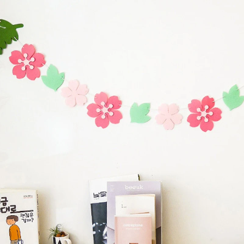 Баннер в виде цветков вишни 2 м | Дом и сад