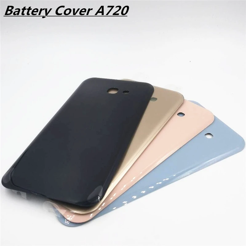 Для Samsung Galaxy A7 2017 A720 A720F задней крышки батарейного отсека задняя дверь панель