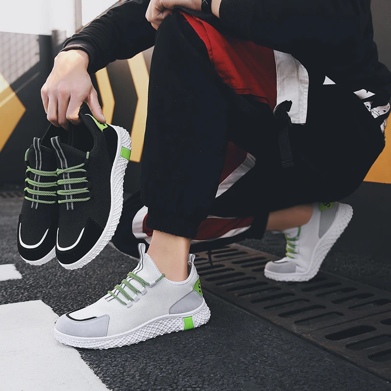 2019 new casual shoes men's breathable spring and summer mesh fashion lightweight sports A5 | Обувь