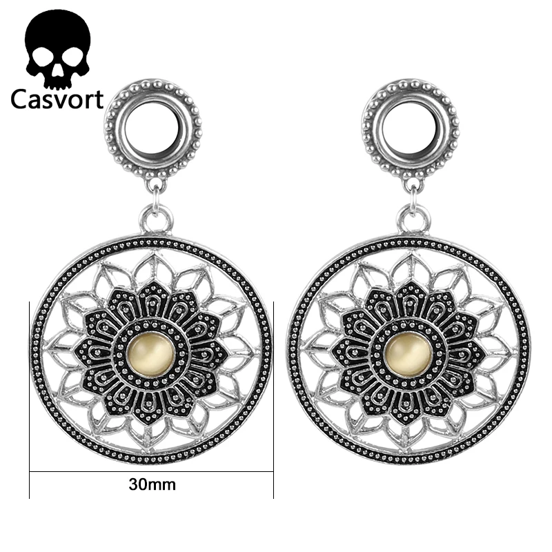 Casvort 2 шт. Новые висячие ушные вкладыши для пирсинга ювелирные изделия из