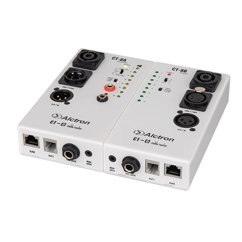 Alctron CT-8 Профессиональный Многоцелевой тестер аудио кабеля линии тестовый инструмент Инженерная проводка разделение тест