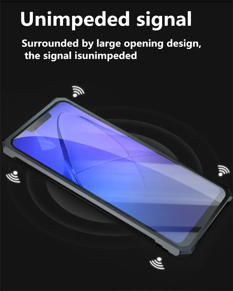 Роскошное Закаленное стекло-Броня чехол для huawei Nova 3 металлический бампер