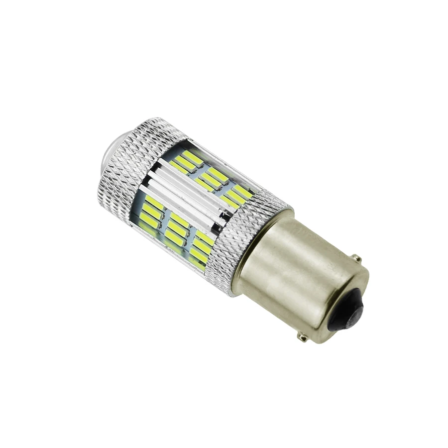Gfoloza Белый 1156 BA15S светодиодный сигнал поворота задние стоп сигналы 4014 45SMD