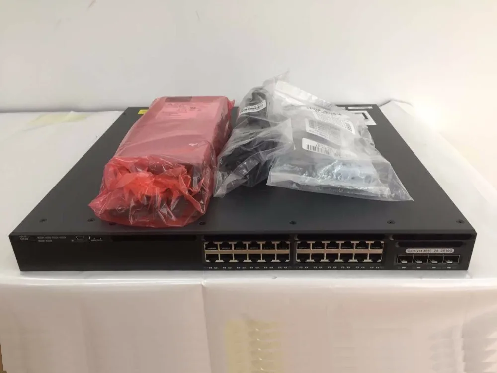 WS C3650 24PD L 2x10gb переключатель Uplink 24 порта гигабитная сеть штабелируемые