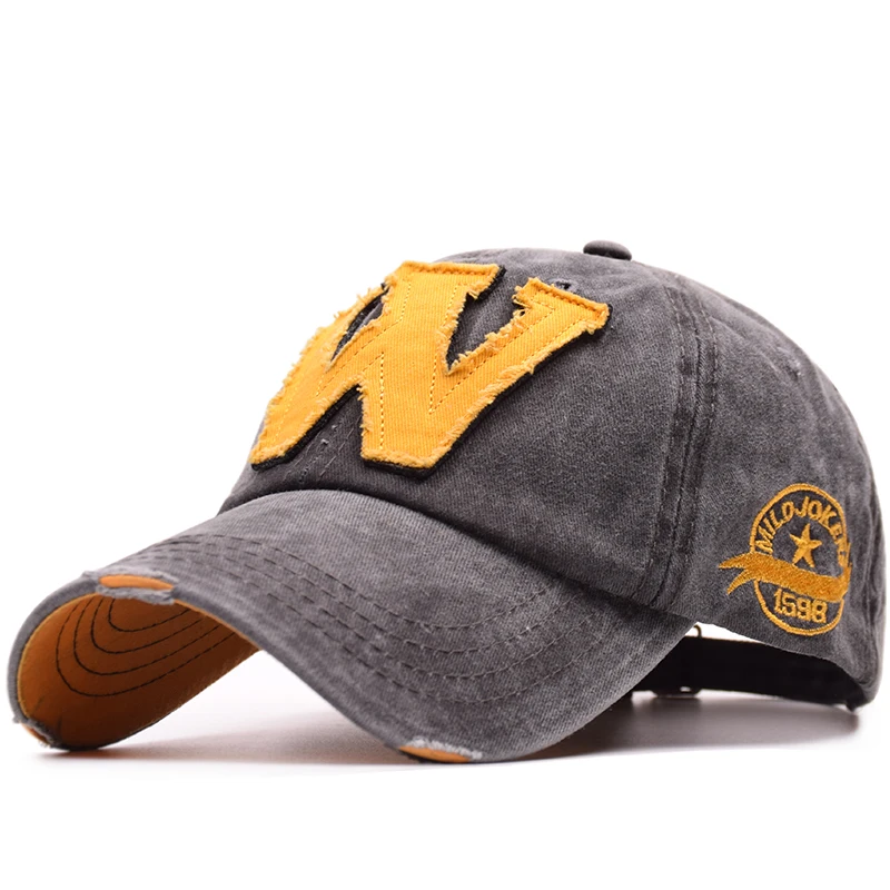 MNKNCL Высокое качество W вышивка бейсболка Snapback Кепка s Bone Casquette шляпа состаренная