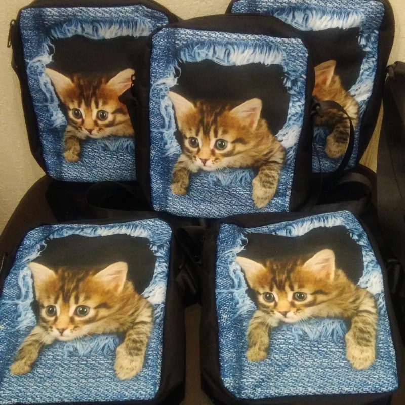 FORUDESIGNS/мини сумки через плечо с милым котом для женщин каваи маленькие женские