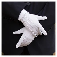 new white formal gloves tactical gloves tuxedo honor guard parade santa men inspection winter gloves 1pair