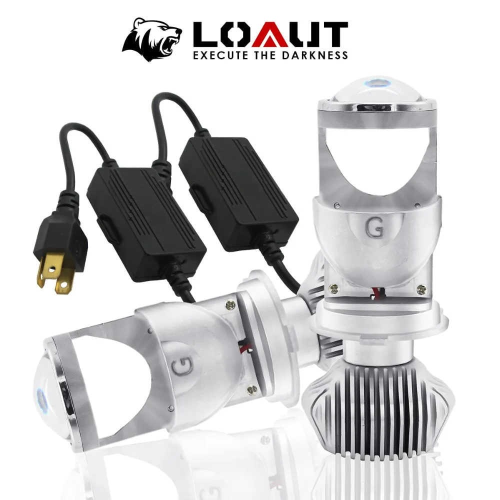 2 шт. Автомобильные светодиодные лампы H4 12 В 6000 К|Передние LED-фары для авто| |