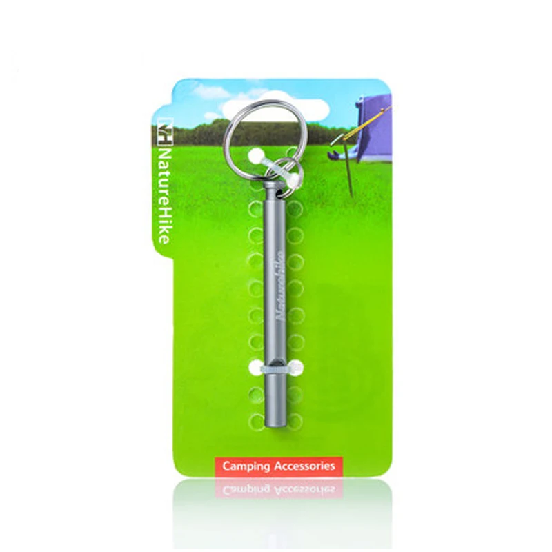 Свисток для выживания на открытом воздухе Алюминиевый свисток смешанные цвета