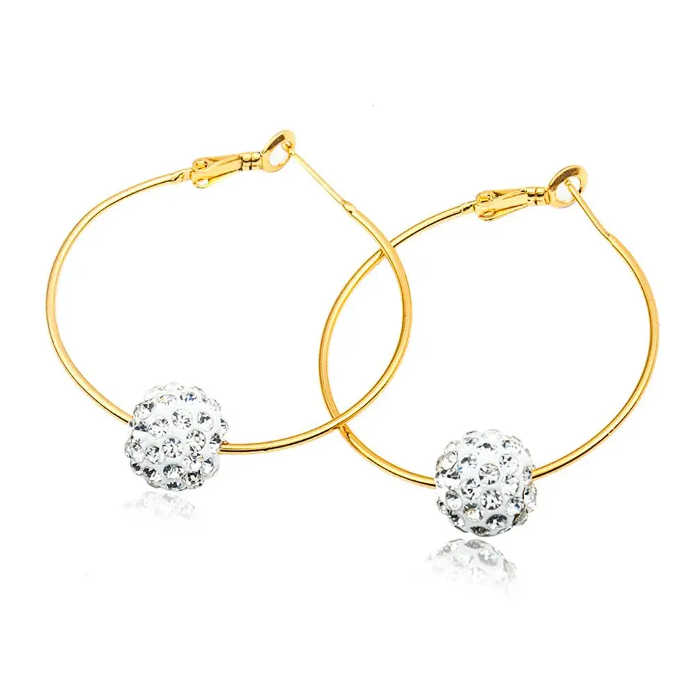 Круглые серьги женские модели Шамбала модные ювелирные изделия милая бижутерия