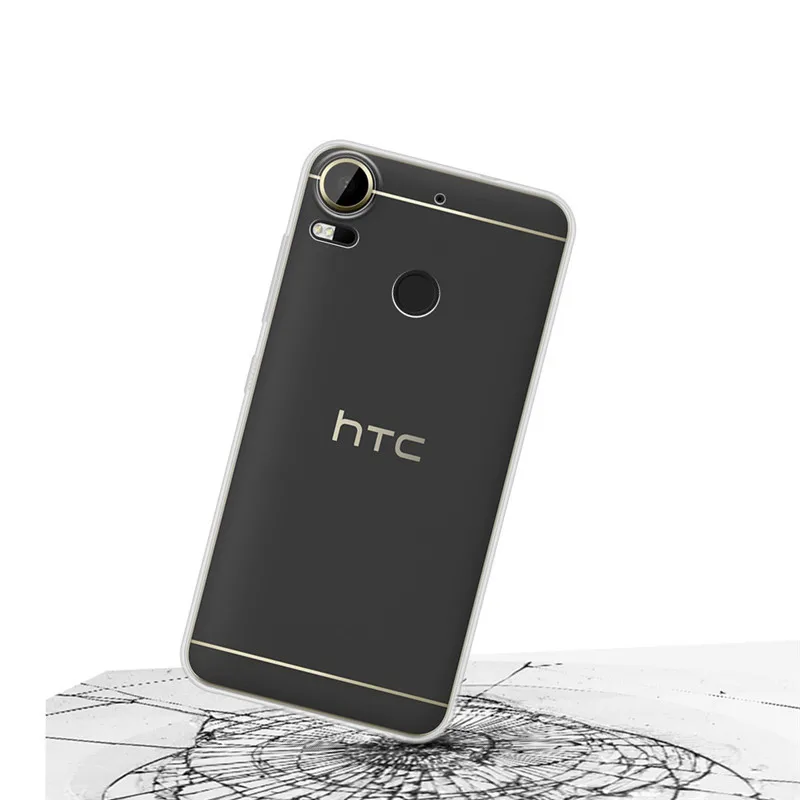 Ultra-thin Slim Silicone Soft TPU Case For HTC Desire 10 Pro 5.5 inch Clear Transparent Protective Cover | Мобильные телефоны и