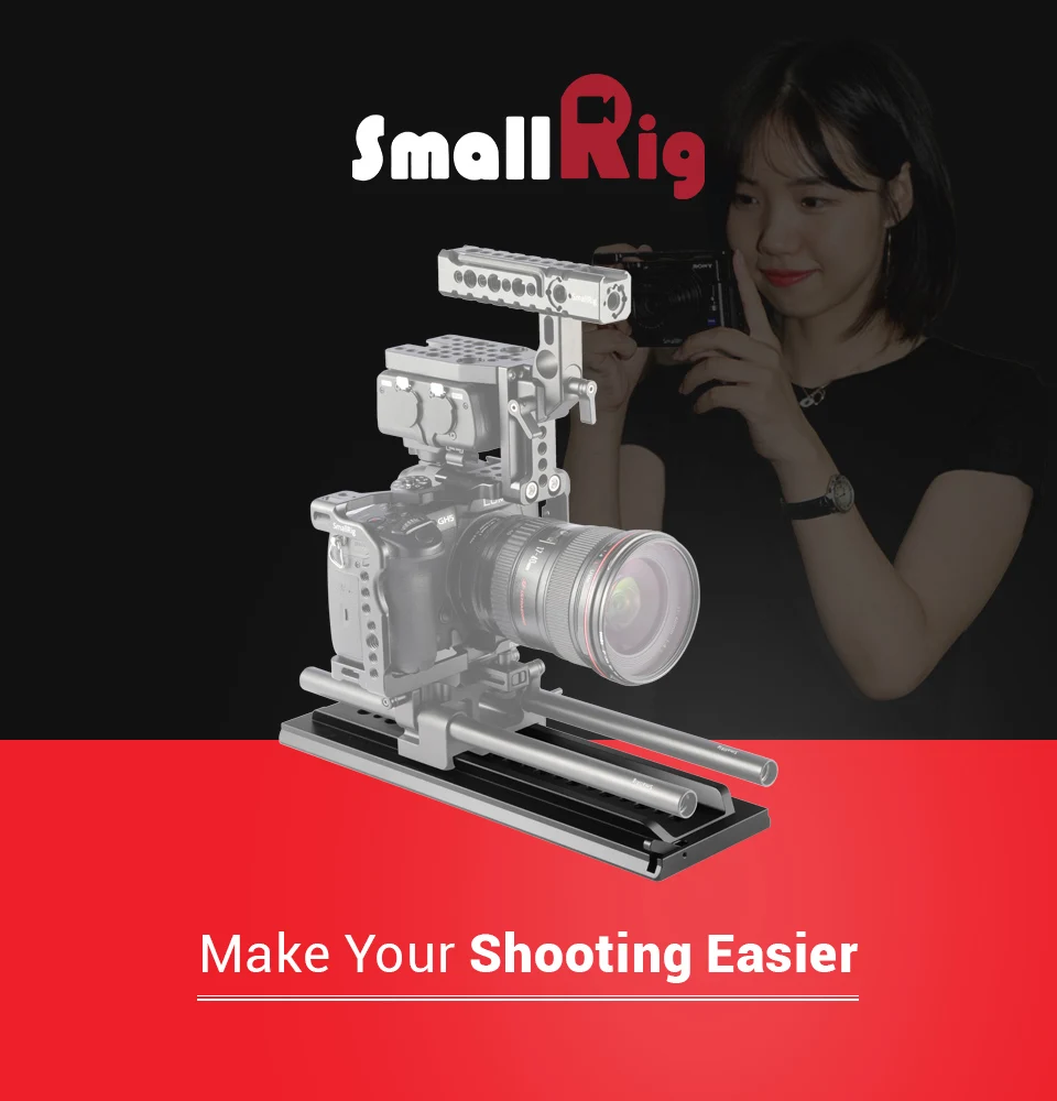 SMALLRIG DSLR камера пластина ARRI Стандартный ласточкин хвост(1") 1463