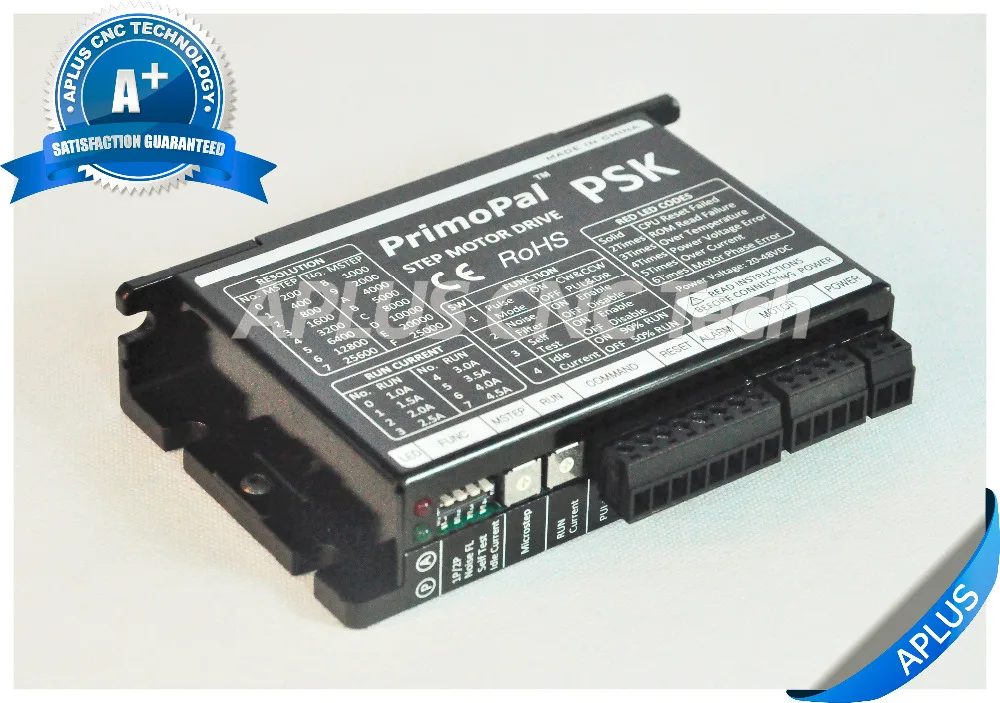 Драйвер шагового двигателя PrimoPal PSK5045 2 фазный NEMA 17/128 до 48 В постоянного