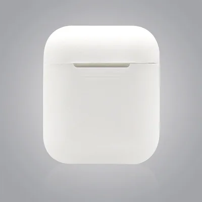 Белый Мягкий силиконовый чехол для Airpods On Air Pods, противоударный защитный чехол для наушников, водонепроницаемые аксессуары для гарнитуры, 20 цветов - Цвет: Белый