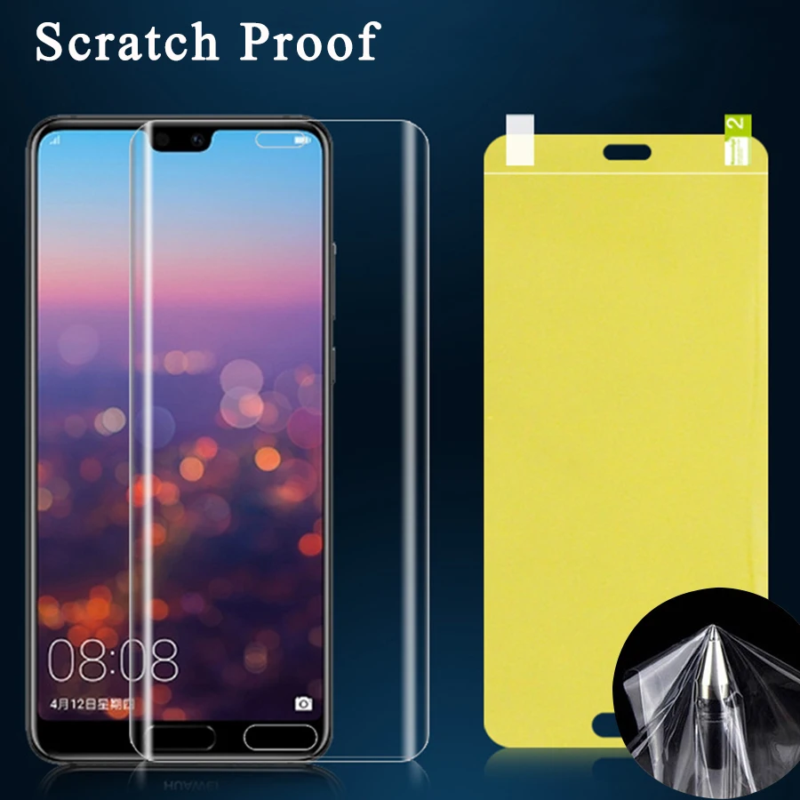Мягкая защитная пленка для экрана huawei mate 20 Pro 3D полное покрытие TPU Защитный X Lite (не