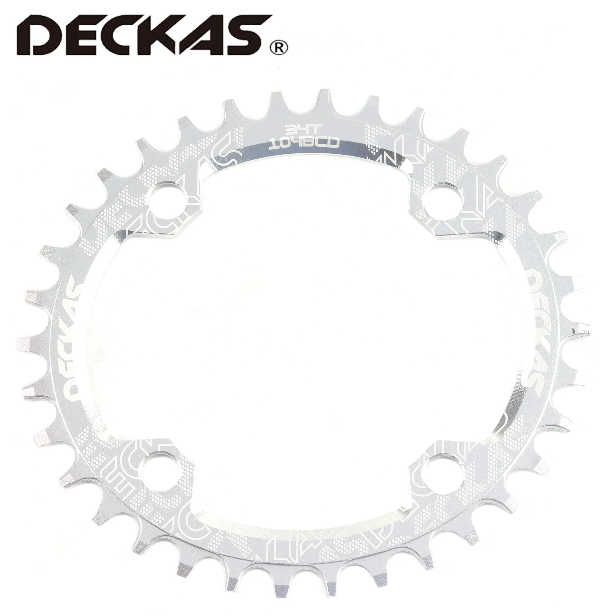 DECKAS положительная и отрицательная зубная пластина одинарная горный велосипед