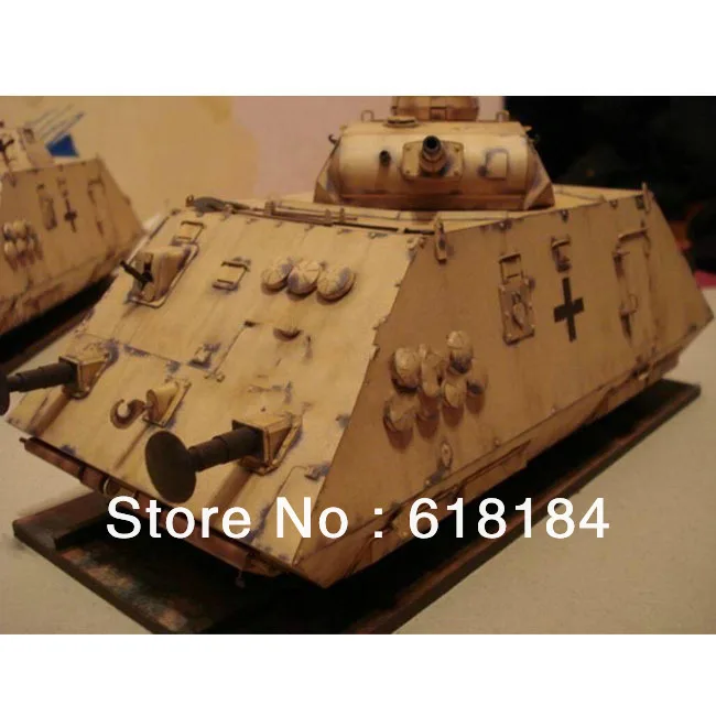 Бесплатная отправка 2013 diy игрушки бумажная модель танковая Второй Мировой Войны