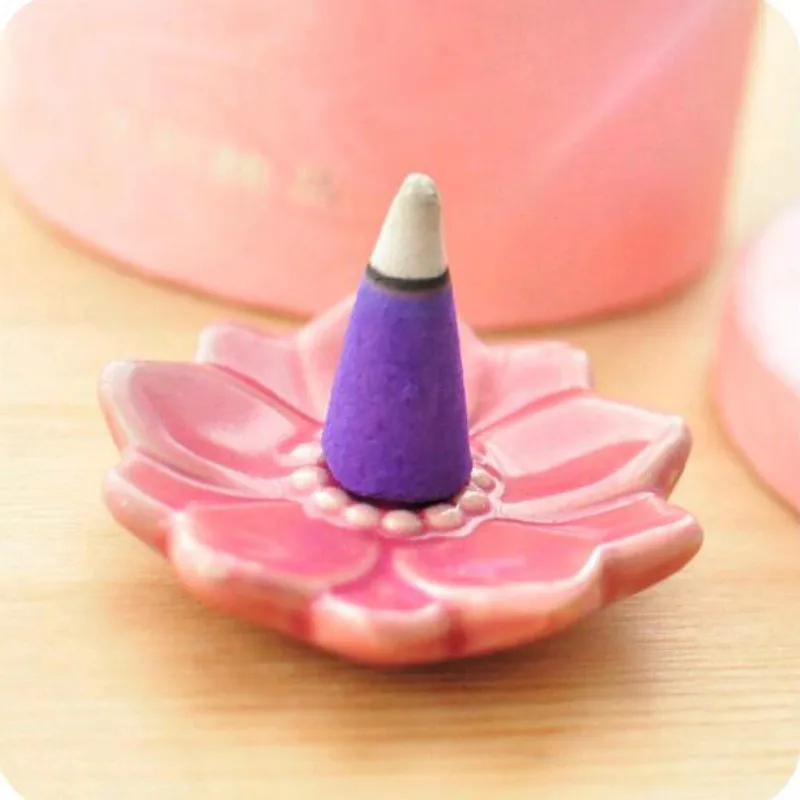 Ароматический конус для ароматерапии с подносом|incense cones|air aromaaroma cones |