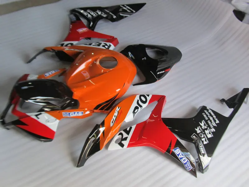 Комплект обтекателей для мотоцикла HONDA CBR600RR 07 08 CBR 600 RR F5 600RR 2007 2008 ABS красная