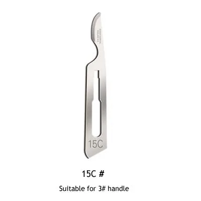 No. 15C blade 10pcs 10 шт хирургический Нож сменный Скальпель для печатной платы телефона пленка/Красота/Сделай сам Скрапбукинг нож для резьбы, рукоделия - Цвет: No. 15C blade 10pcs