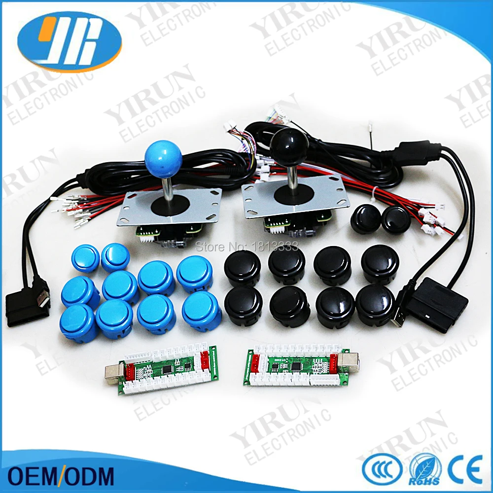 DIY комплект деталей для аркадных игр аркадный шкаф части USB к ПК. PS2.PS3.360FOR WINDOWS
