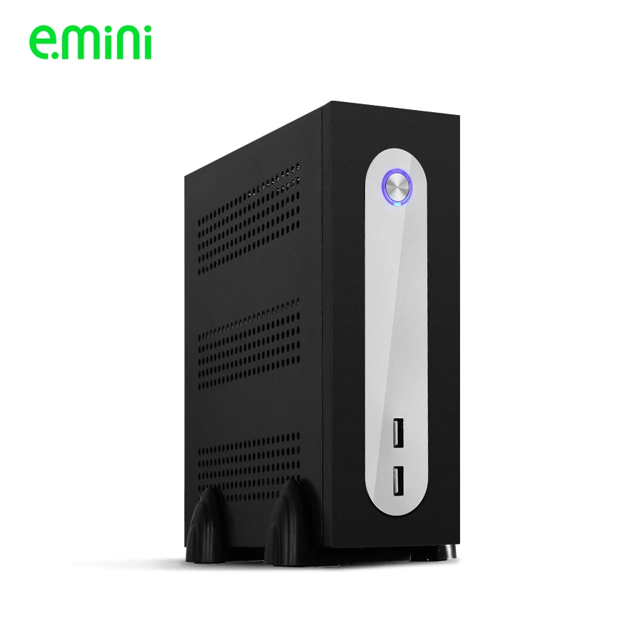 Чехол для настольного компьютера Realan G3 Silver Mini ITX с блоком питания 6 com портами SGCC 0 5