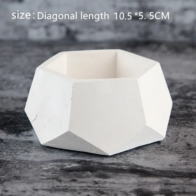 style C Силиконовый бетон Schimmel geomel Bloempotten цемент Vaas Schimmel Handgemaakte плантатор multi-bloem Plaat Tuin Decora - Цвет: style C
