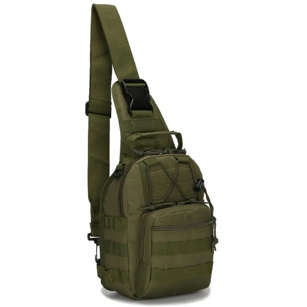 Men Casual Adjustable Print Zipper Riding 1 Shoulder Main Bag Front Pocket Handbag | Спорт и развлечения