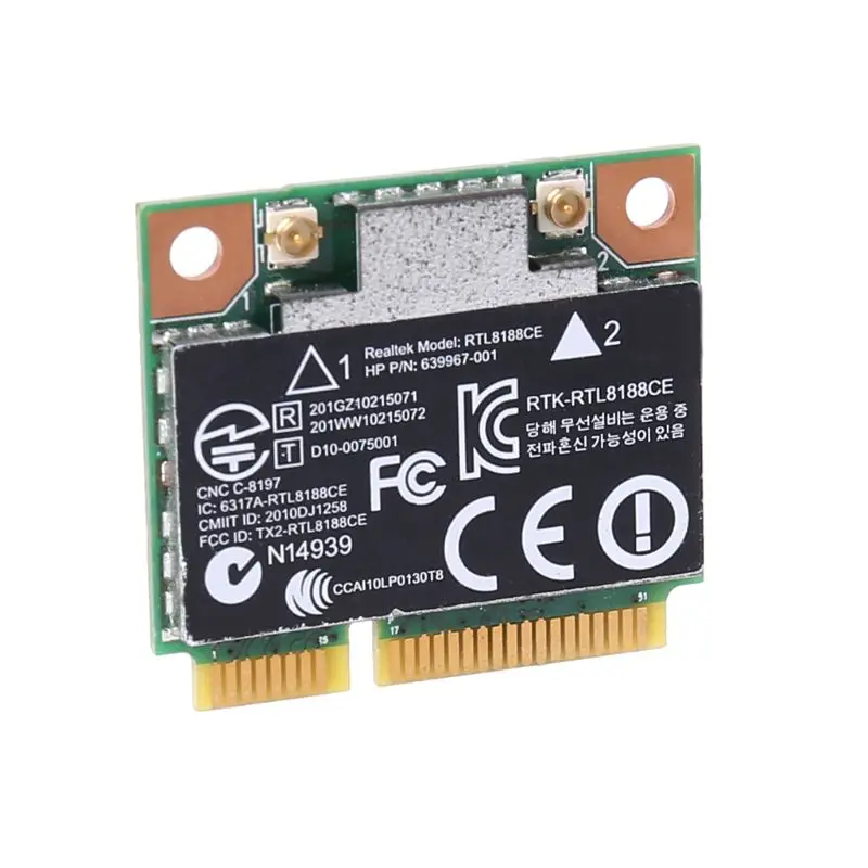 Беспроводная Wi Fi карта RTL8188CE 640926 001 ноутбук для HP 4431S 4436S 4430S 4230S 4730S сетевые