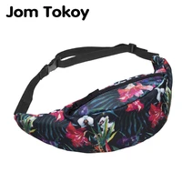 jom tokoy women fanny packs 3d printing waist pack new waist bag fashion bum bag travelling bag