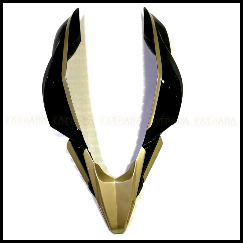 Золотой Для CB500X 2013- Передняя обтекатель Маска Нос клюв Mandible фара - Цвет: Золотой