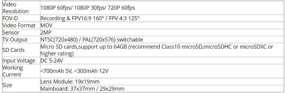FOXEER MIX 1080p 60fps Super WDR Mini HD FPV камера 16:9 4:3 PAL/NTSC переключаемая 20*20& 30,5*30,5 мм крепление FPV гоночный Дрон часть
