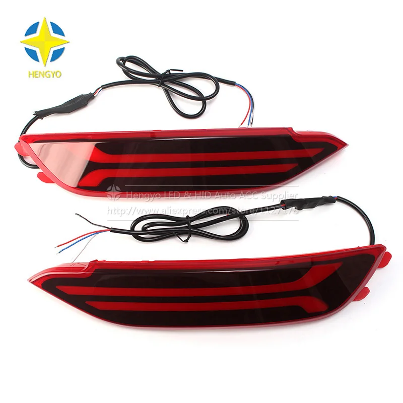 

Daytime Running Lights High Bright Car LED DRL Lights12v For Hyundai Tucson 2015-2016 with Amber Turn Signal Lamps.