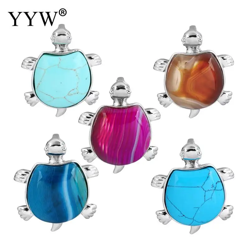 Милый кулон Черепаха подвеска для девочки натуральный камень зеленый авантюрин