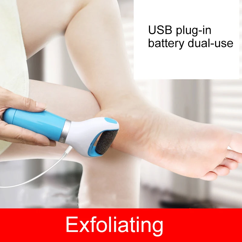 

ABS Electric Foot Grinder USB Interface Charging Exfoliated Cocoon Whole Body Washing Quick Speed Foot Grinder