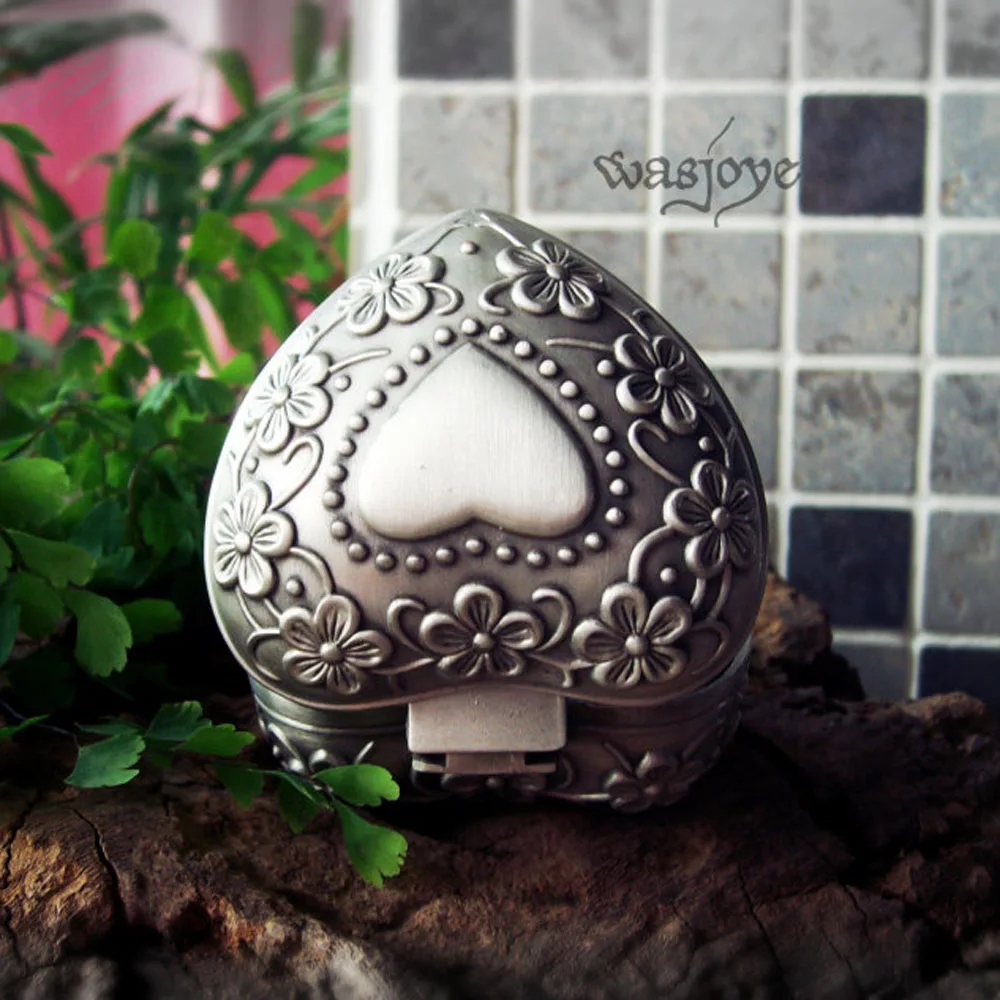 Свадебный подарок ювелирный чехол металлическая шкатулка для украшений