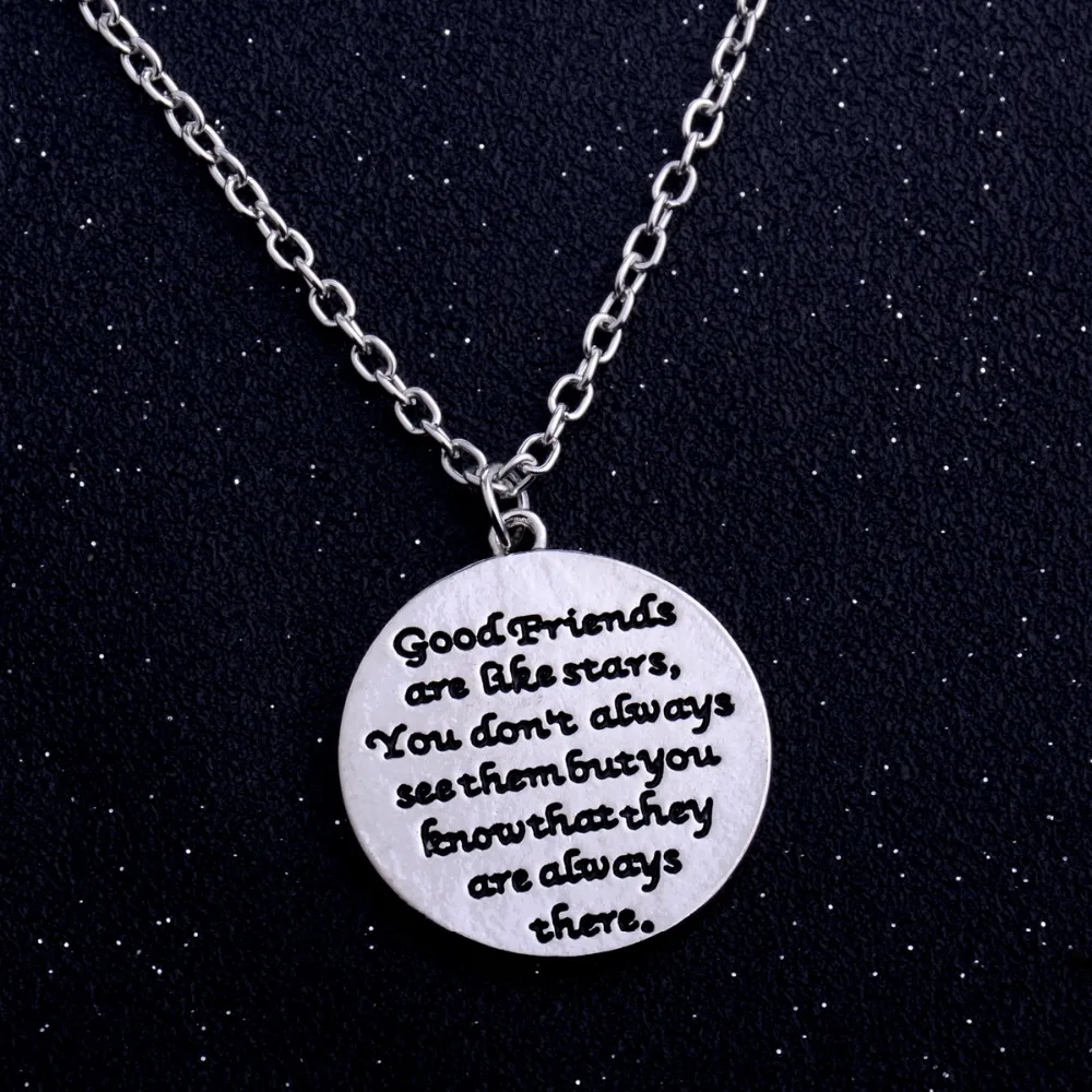 Лучшие друзья как звезды любовь цепочка кулон ожерелье дружба женщины мужчины BFF