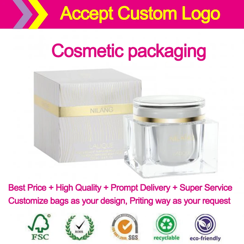 Модная Бумажная коробка Подарочная для украшений косметических упаковка