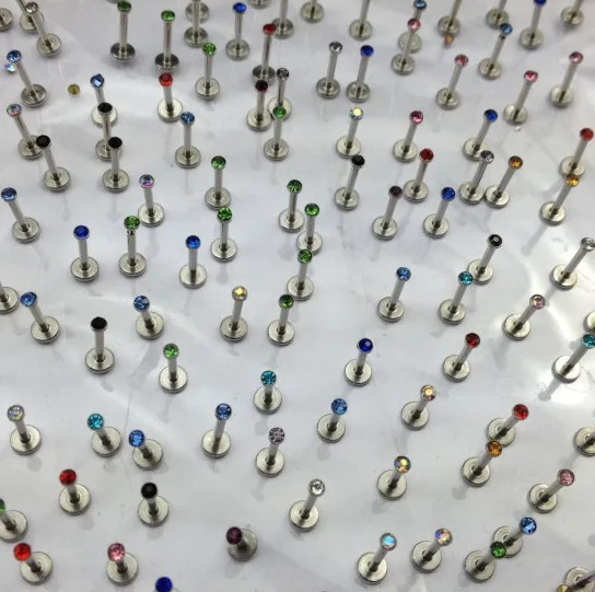 1 шт. хирургические кольца для губ из нержавеющей стали шпильки пирсинга бар