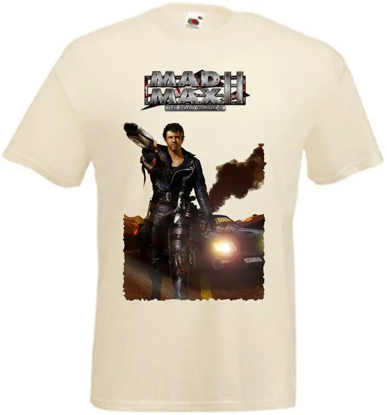 Mad Max Ii The Road Warrior V8 футболка цинк натуральный постер фильма 2019 Новая летняя мужская