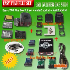 Новая версия, полный комплект Easy Jtag plus box Easy-Jtag plus box + EMMC socket + NAND socket