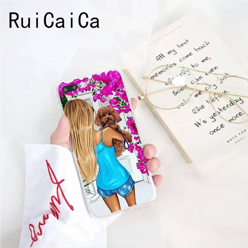 RuiCaiCa модный Рождественский чехол для телефона с изображением пончика девочек