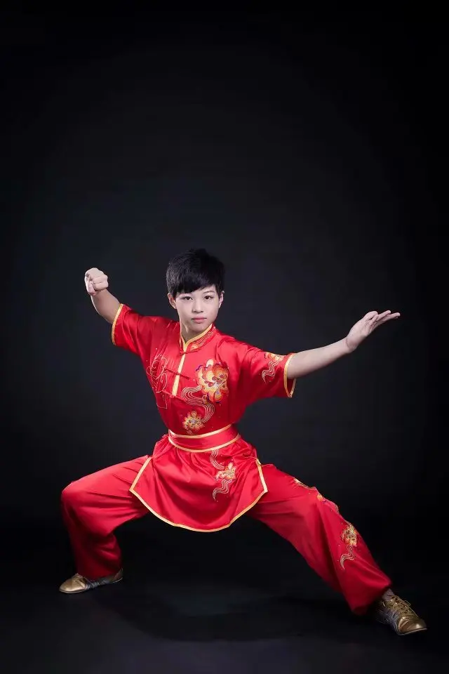 Фото Униформа для соревнований по боевым искусствам wushu taichi одежда тайцзи, одежда с вышивкой для кунг-фу, Наньцюань таолу №4